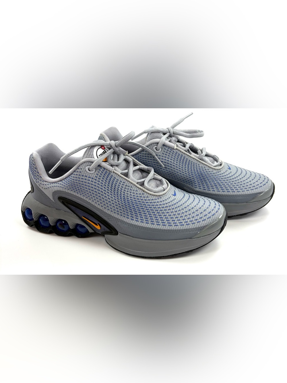 Nike Air Max Dn Women 8 6.5Y Wolf Grey Hyper Royal FB8987-013 NWOB